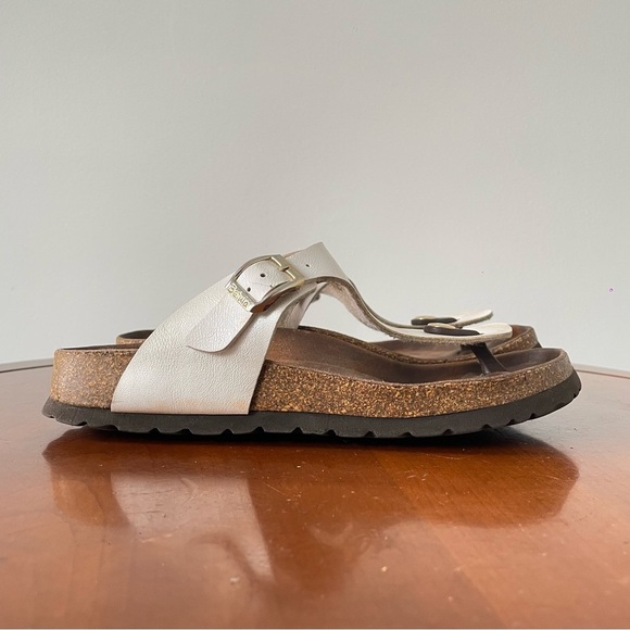 Birkenstock Betula Gizeh White Thong Sandals - Picture 4 of 8